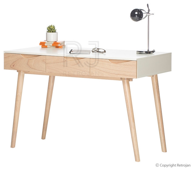 Scandinavian Modern Office Desk with Minimalist Design
