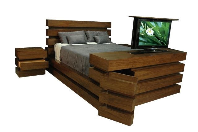 smart bed with tv lift - Lon Kirk