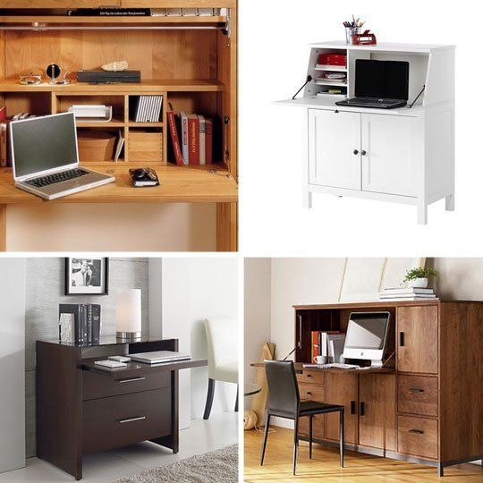 Space-Saving Compact Hidden Desks for Small Offices