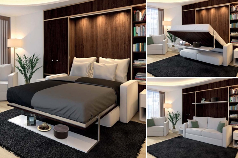Space-Saving Multifunctional Sofa Bed with Storage