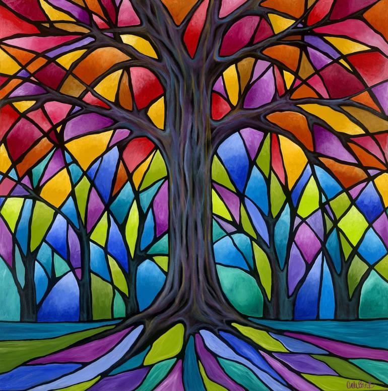 Stained Glass Tree Of Life Patterns - Glass Designs