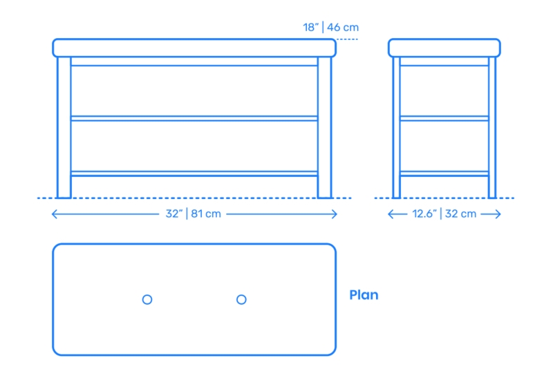 Standard Bench Dimensions for Practical Interior Design