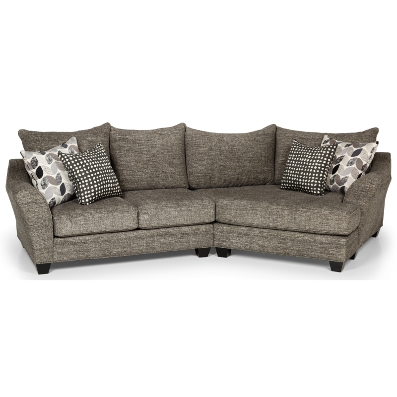 Stanton 372 Casual Sectional Sofa with Cuddler