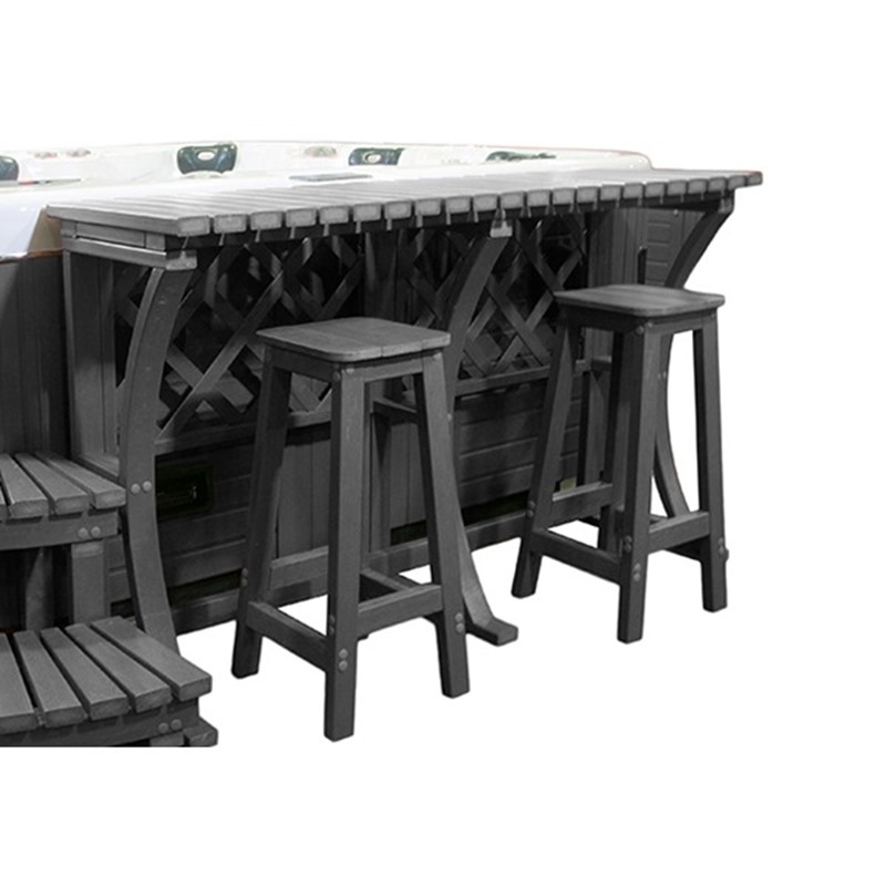 Stylish Hot Tub Bar and Stools Set