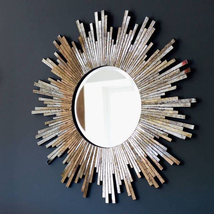 Sunburst Decorative Wall Mirror for Modern Interiors