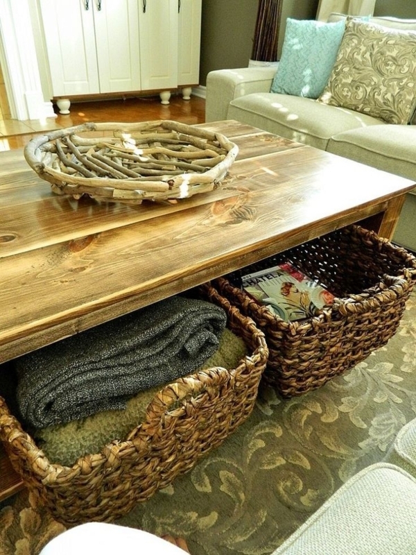 The 40 Best Collection of Coffee Tables With Baskets Underneath
