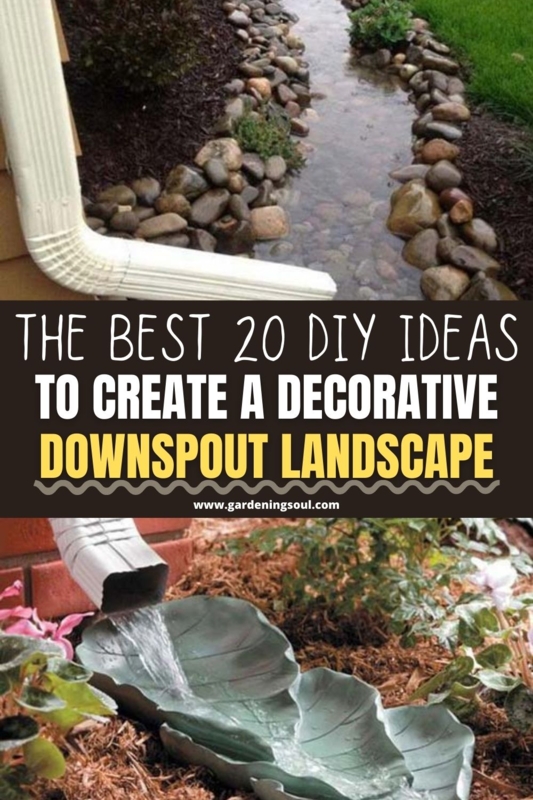The Best 20 DIY Ideas To Create a Decorative Downspout Landscape ...
