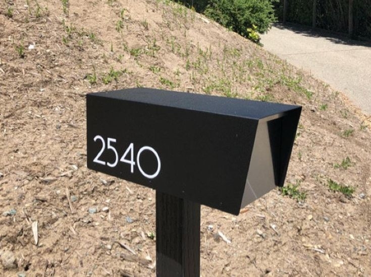 The Black Minimalist - ANTHONY B - Modern mailbox - contemporary - mid ...