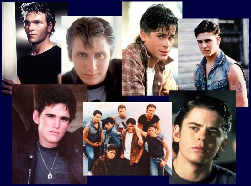 The Outsiders Movie Characters Collage Wallpaper