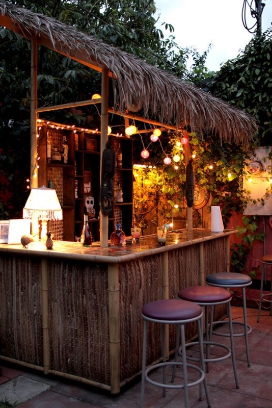The Tiki Torture | Tiki | Diy outdoor bar, Outdoor tiki bar, Backyard bar