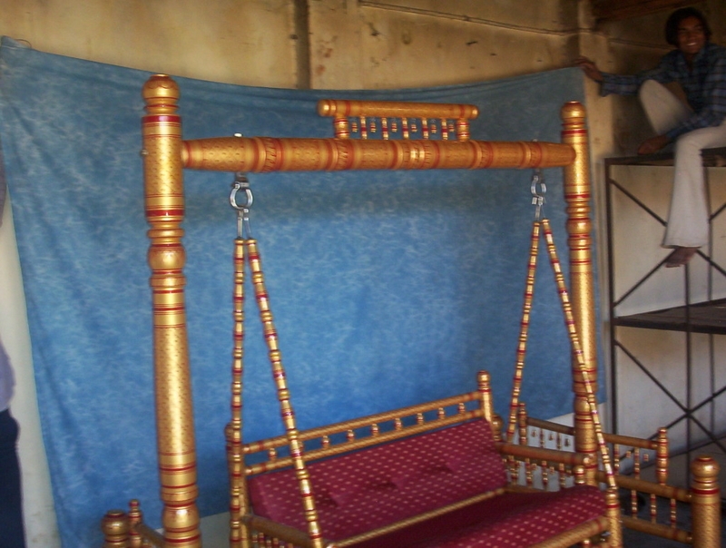 Traditional Sankheda Jhula Indian Indoor Swing