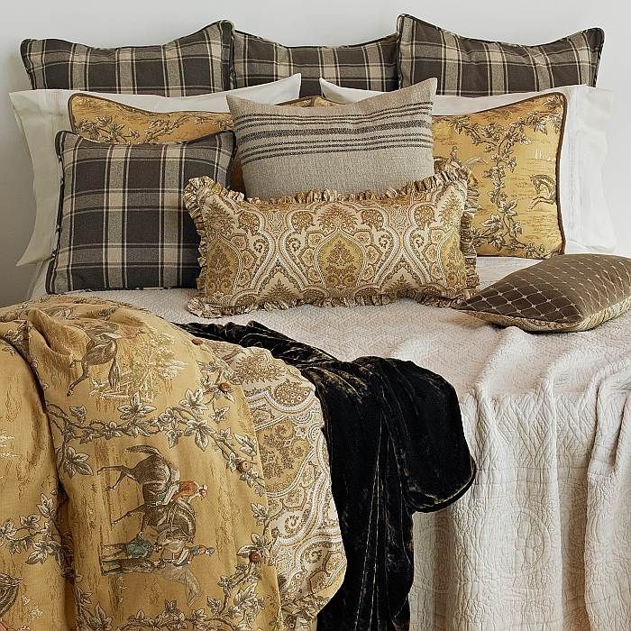 Traditions Linens Hayden Toile Bed Ensemble | Toile bedding, French ...