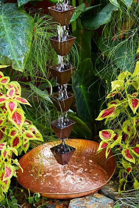 Unique Decorative Downspouts for Stylish Gardens
