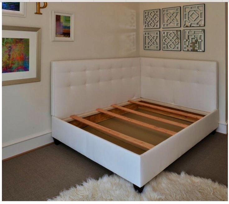 Upholstered Corner Bed Frame for Cozy Bedrooms