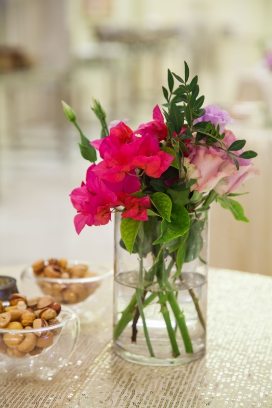 Vibrant Flower Arrangement for Coffee Table Decor