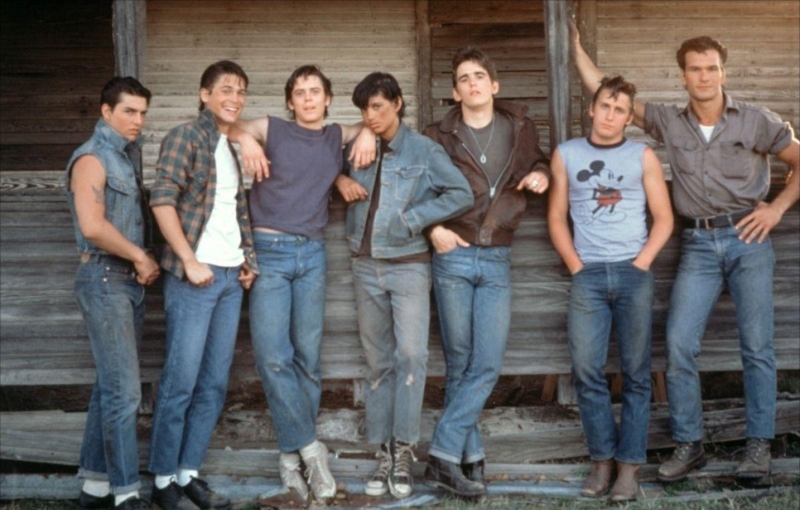 Vintage Casual Denim Style Group Photo