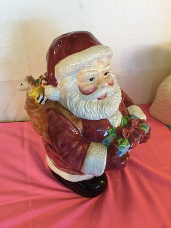 Vintage Ceramic Santa Claus Cookie Jar