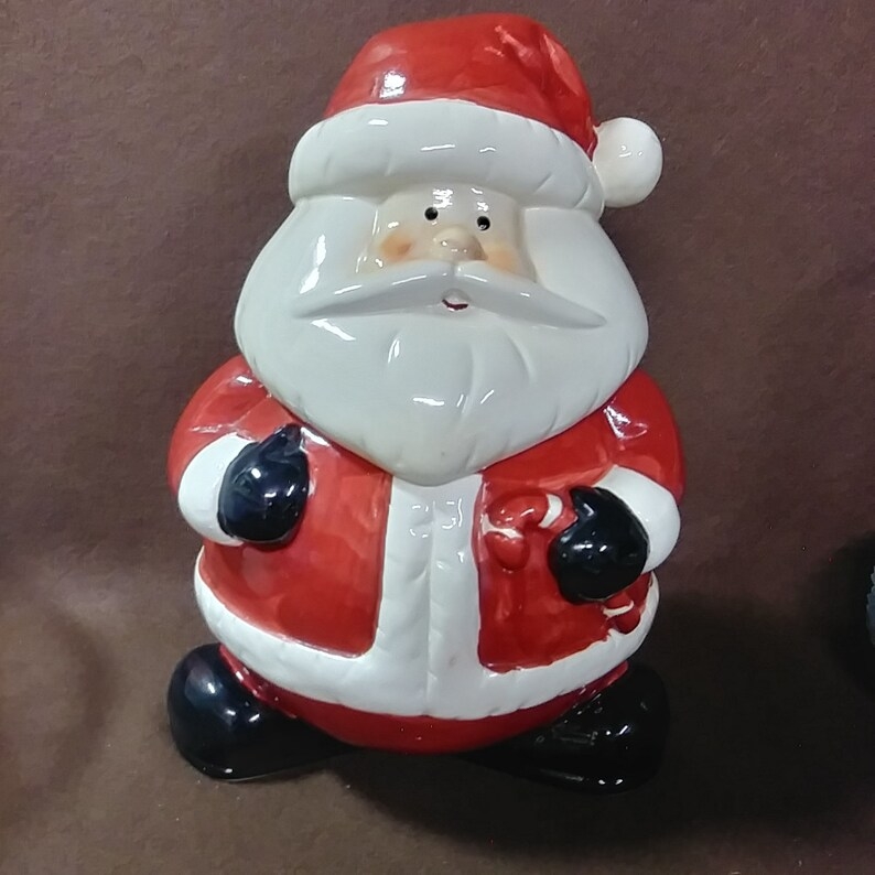 Vintage Ceramic Santa Claus Cookie Jar
