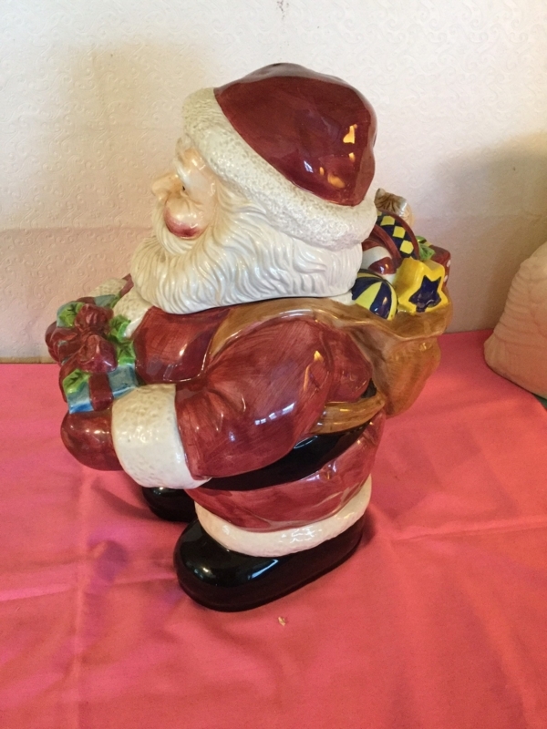 Vintage Ceramic Santa Claus Cookie Jar