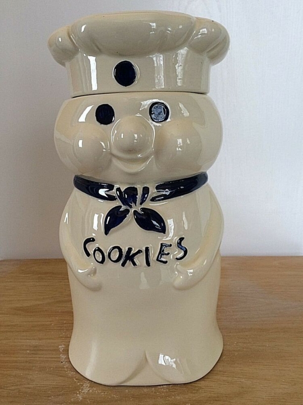 Vintage Pillsbury Doughboy Ceramic Cookie Jar