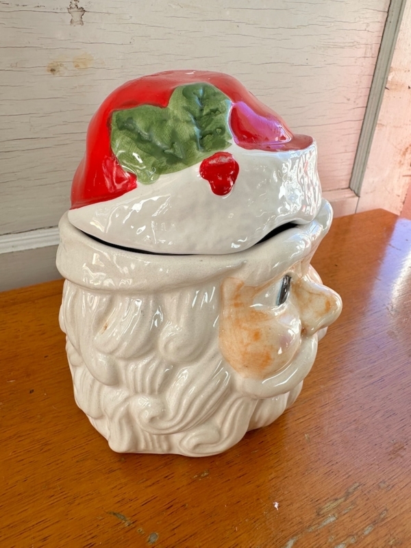 Vintage Santa Claus Ceramic Cookie Jar