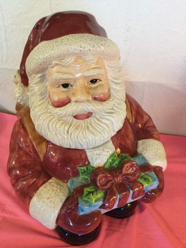 Vintage Santa Claus Ceramic Cookie Jar