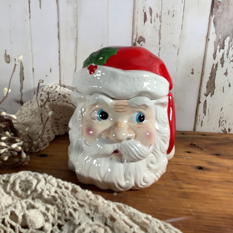 Vintage Santa Claus Ceramic Cookie Jar