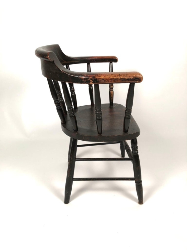 Vintage Set of 8 Captain's Dining Chairs