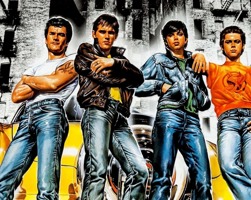 Vintage The Outsiders Movie Poster Art Design