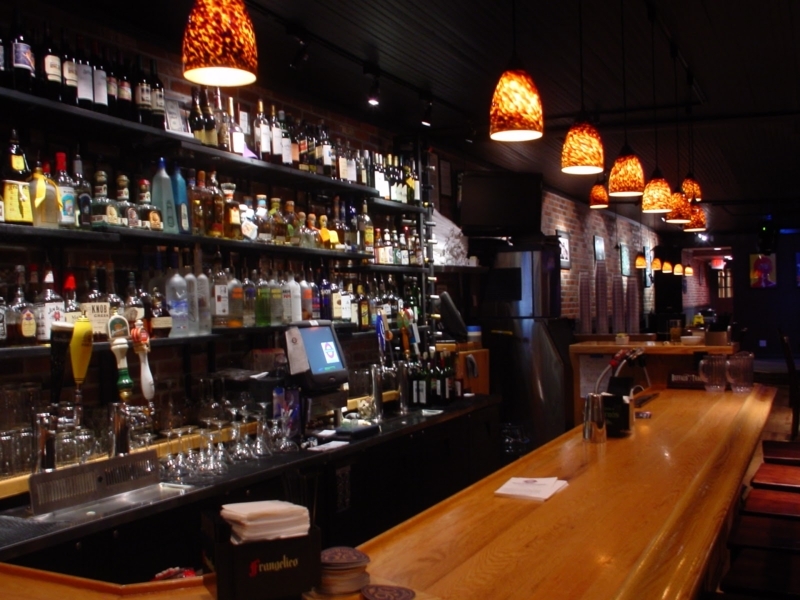 Warm Ambient Lighting for Modern Bar Interiors