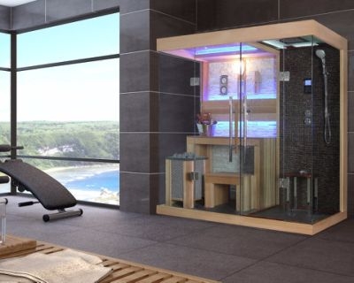 Wholesale Elegant Design Red Cedar Luxury Steam Shower Sauna Combos ...