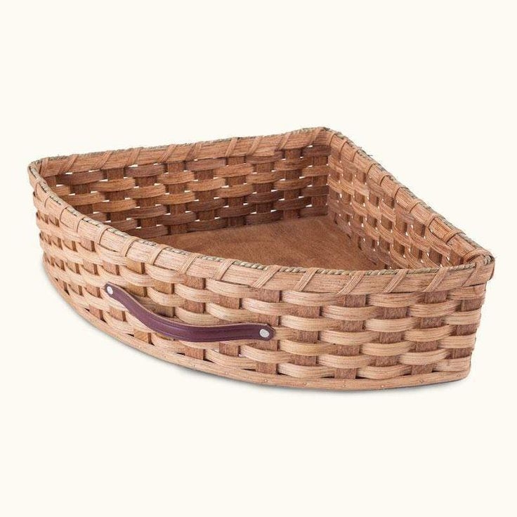 Wicker Corner Basket for Custom Storage Solutions
