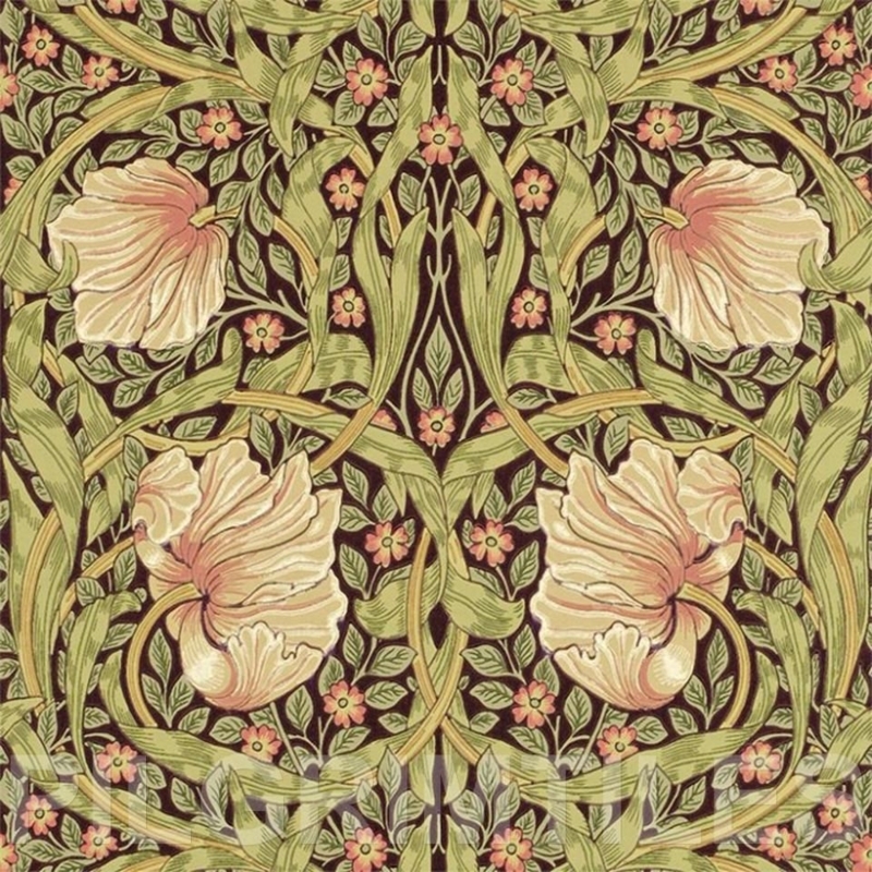 William Morris Arts and Crafts Floral Tile Pattern