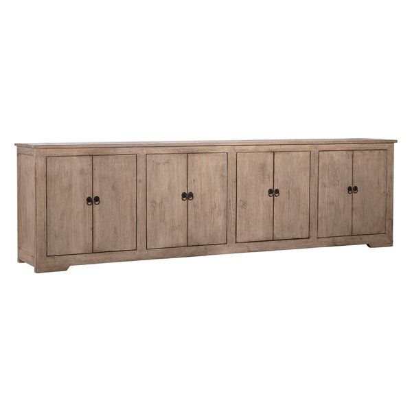 109" Nico Reclaimed Wood 8 Door Sideboard - Beach Style - Buffets And ...