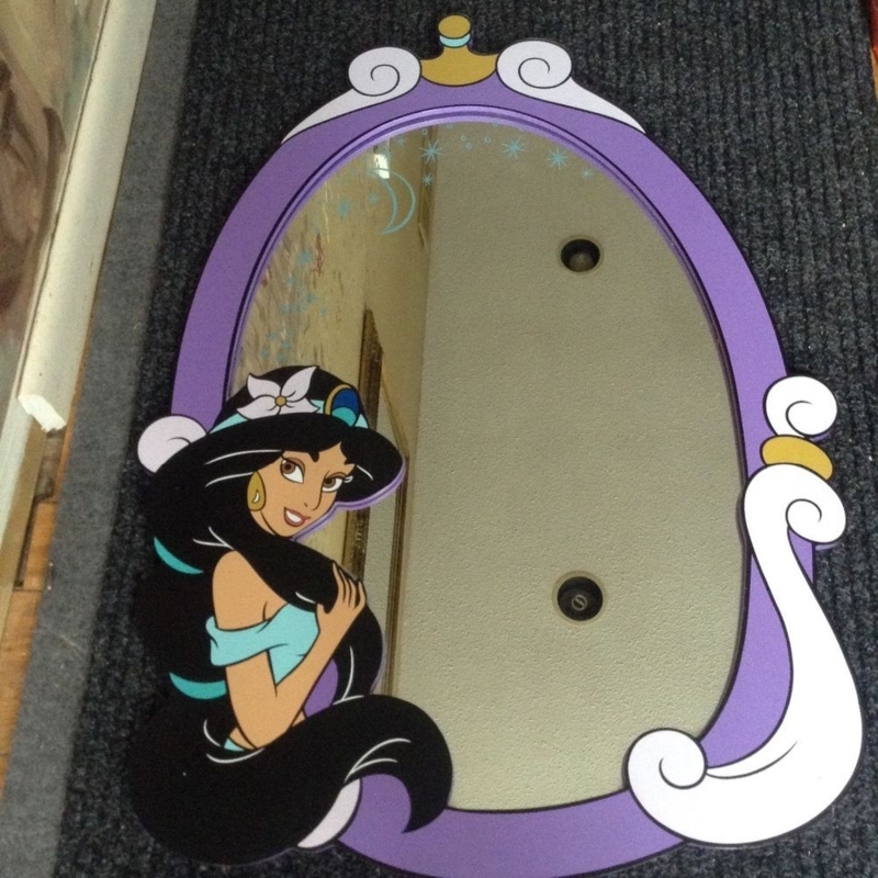 2025 Trendy Princess Jasmine Themed Wall Mirror