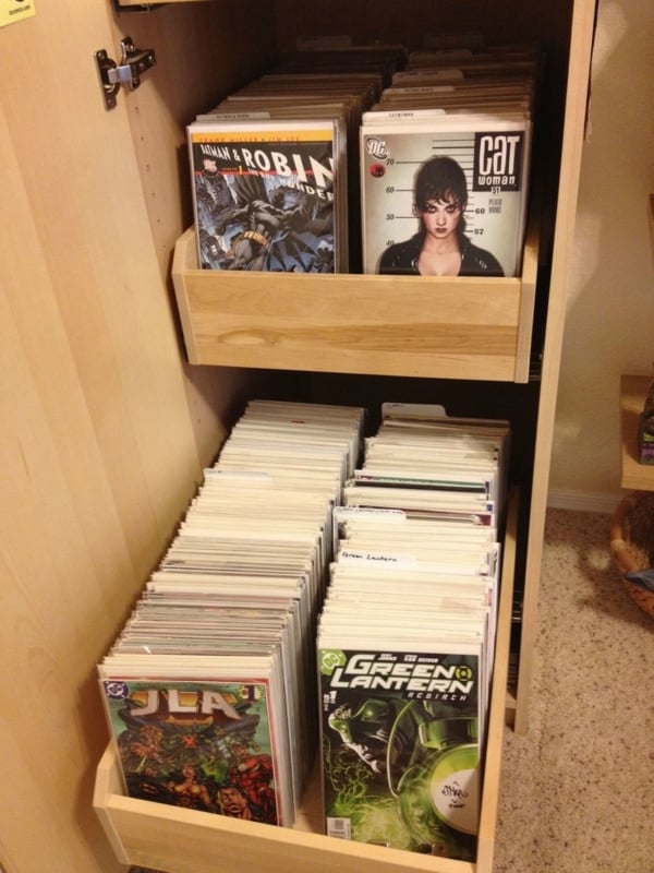 A Clever Way To Maximize Your Comic Book Storage Space - Home Storage ...