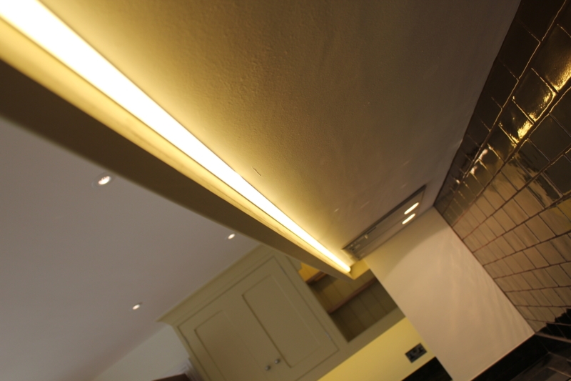 Aluminium Corner LED Maxi Profile Lighting Fixture