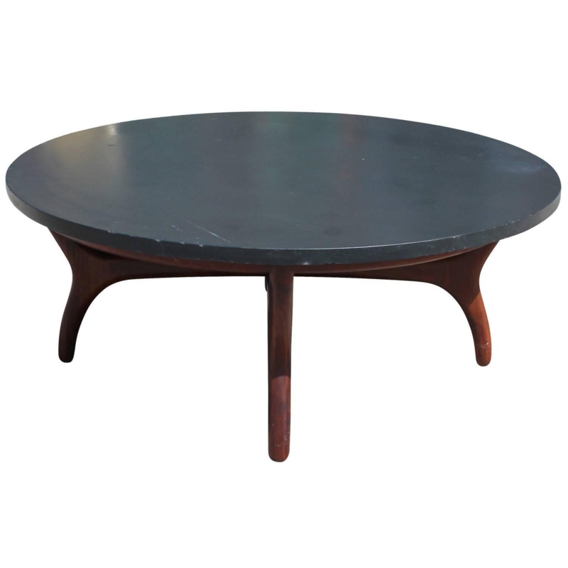 Beautiful Slate-Topped Coffee Table by Henredon at 1stdibs