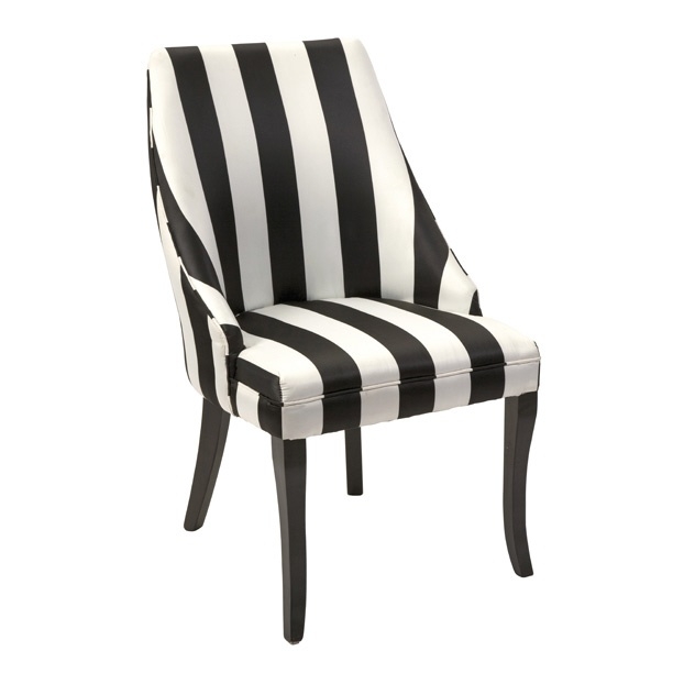 Black and White Stripe Chair available at ...