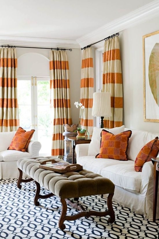 Horizontal Striped Curtains