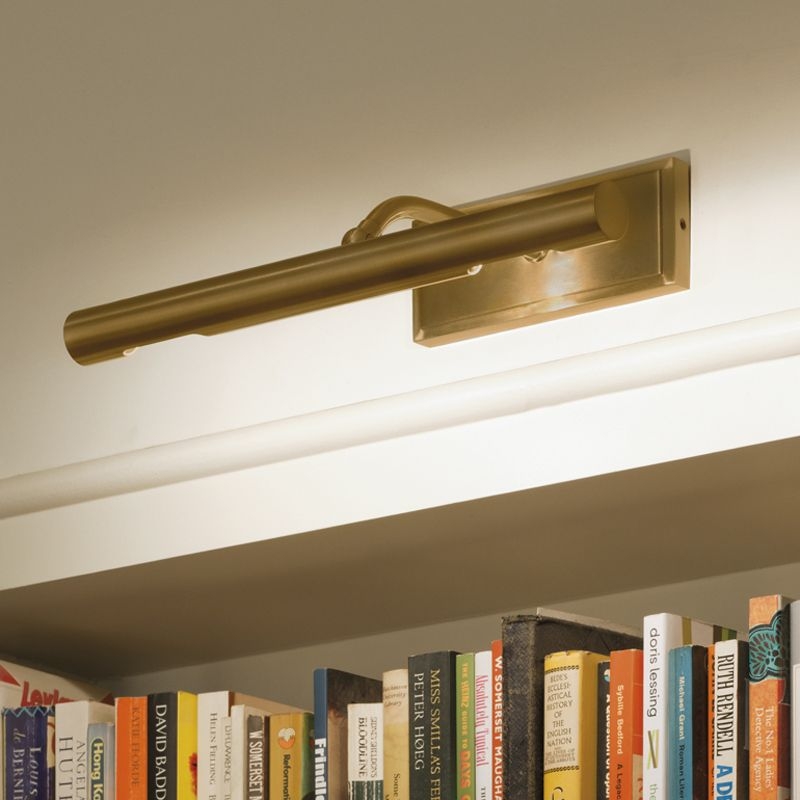 Book Case Light - 12" Hood | Bookcase lighting, Shelf lighting, Gallery ...