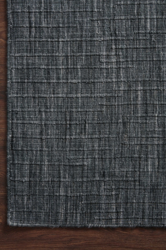 Brooks Bro-01 Ink Modern Textured Area Rug