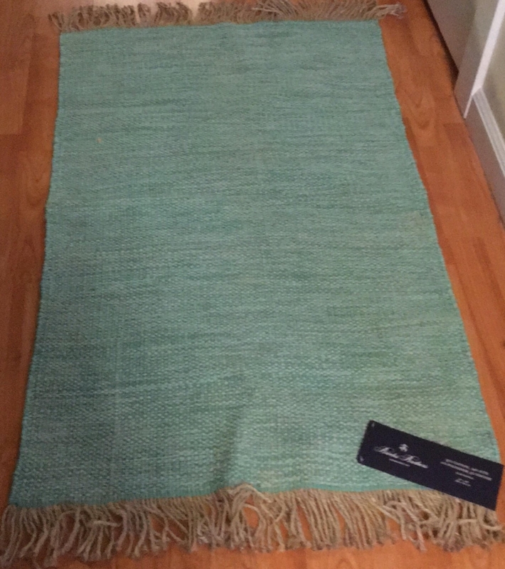 Brooks Brothers Light Blue Woven Area Rug