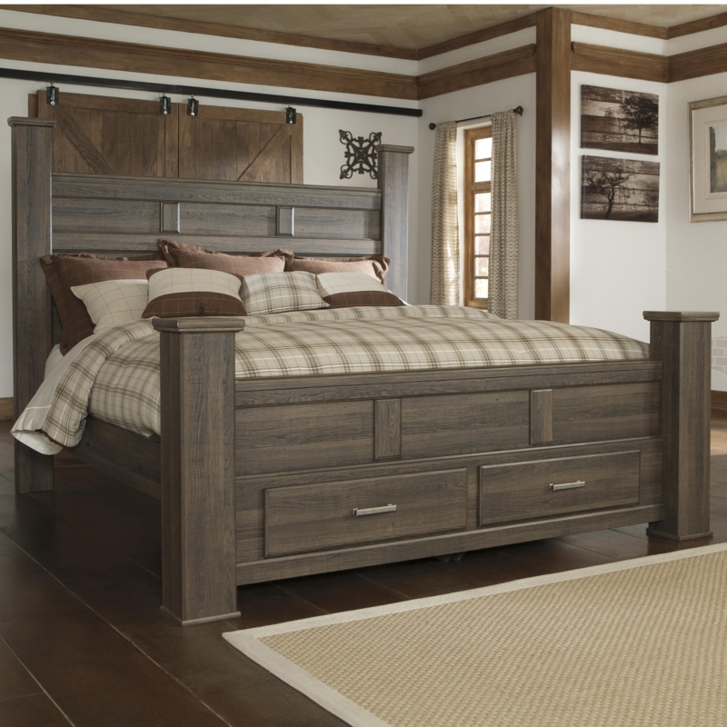 California King Bed With Drawers - Bed With Built In Closet