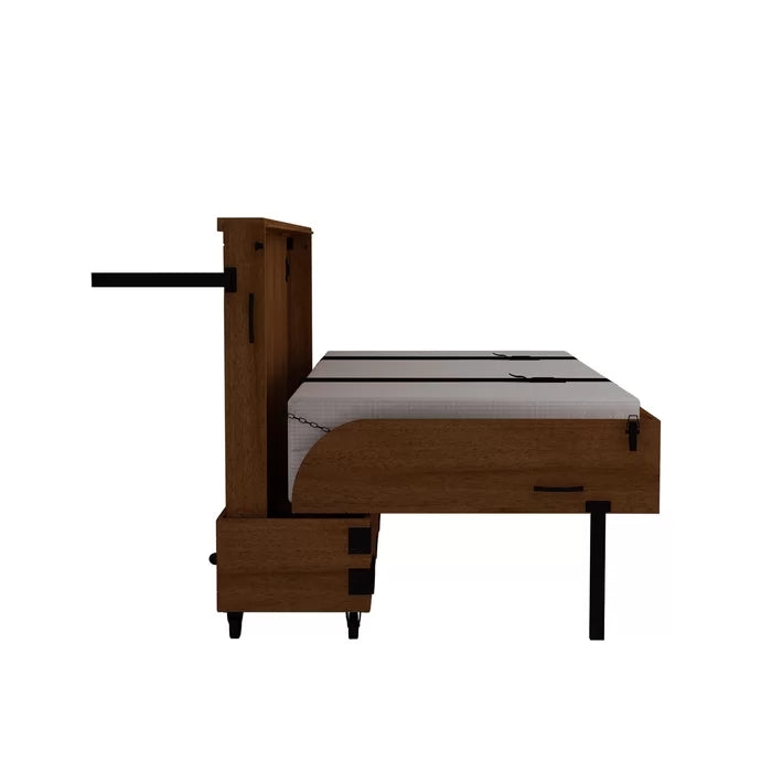 Caribou Queen Solid Wood Mobile Murphy Bed