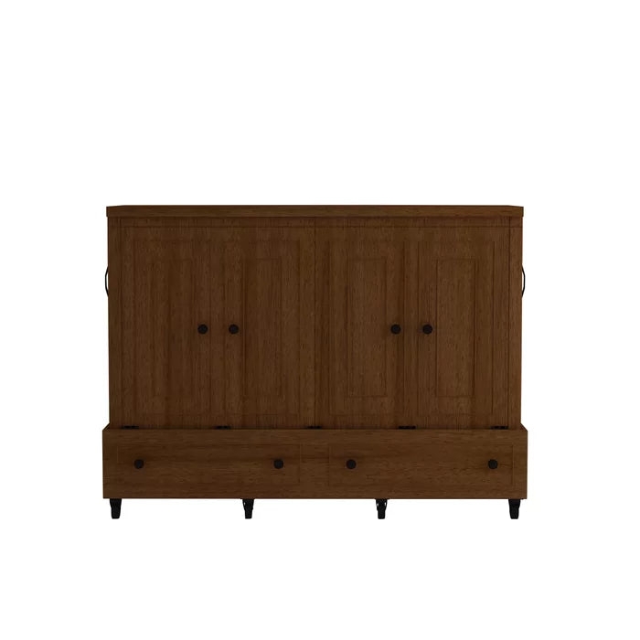 Caribou Queen Solid Wood Mobile Murphy Bed