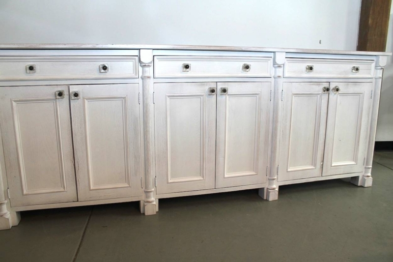Classic White Extra Long Sideboard with Storage