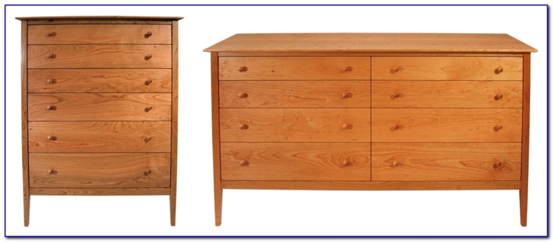 Classic Wooden His and Hers Matching Dressers