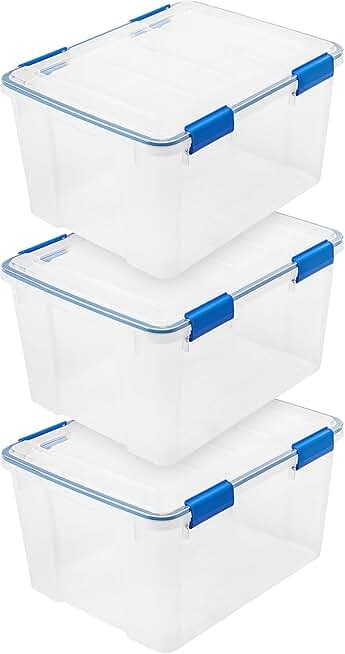 Clear Mouse Proof Storage Containers with Secure Lids