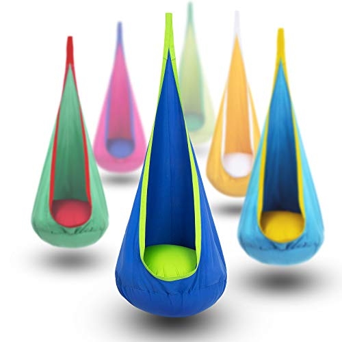 Colorful Hanging Pods for Kids and Adults